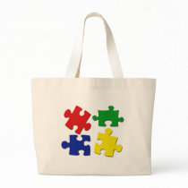 Puzzle Pieces Bag by thehatch Puzzle Pieces Bag