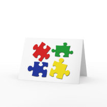 Puzzle Pieces Card
