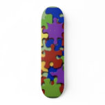 puzzle-pieces deck custom skateboard