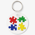Puzzle Pieces Keychain by thehatch Puzzle Pieces Keychain