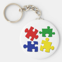Puzzle Pieces Keychain