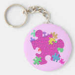 PUZZLE PIECES KEYCHAIN