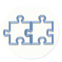 Puzzle Pieces Sticker stickers