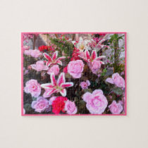 Puzzle: Pink Roses & Flowers
