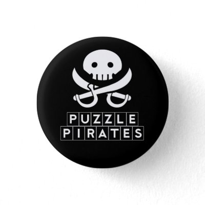 Puzzle Pirates Skull Button