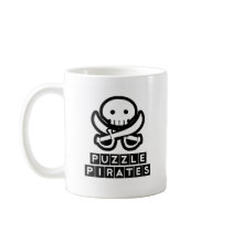Puzzle Pirates Skull mug by DreadRingers Puzzle Pirates Skull mug