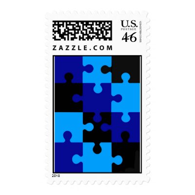 Puzzle Postage Stamp by lonvig