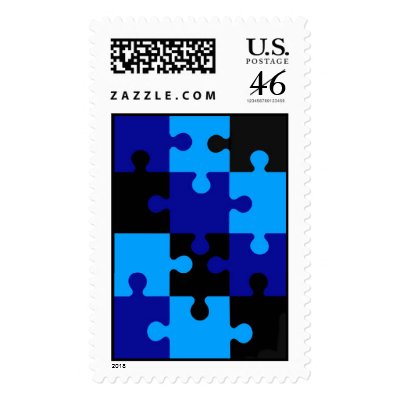 Puzzle Postage Stamp by lonvig
