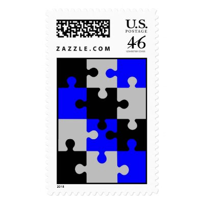 Puzzle Postage Stamps by lonvig