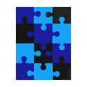Puzzle postcards