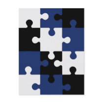 Puzzle postcards