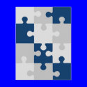 Puzzle postcards