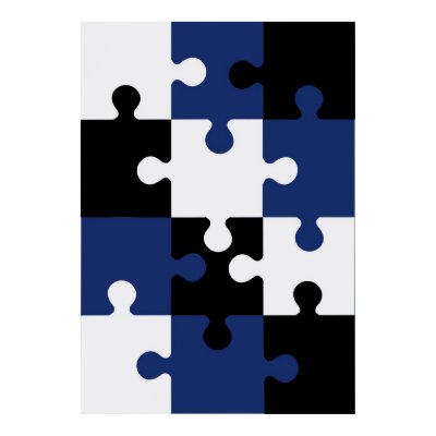 Puzzle  print by lonvig