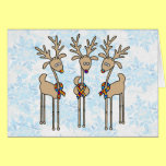 Puzzle Ribbon Reindeer Card