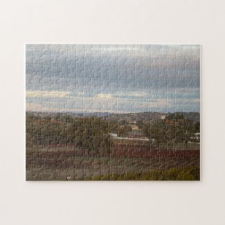 Puzzle: Wine Country in November at Twilight puzzle