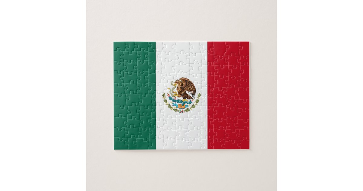 Puzzle with Flag of Mexico | Zazzle