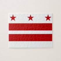 Puzzle with Flag of Washington DC