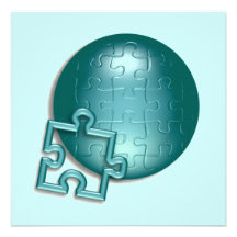 Puzzle World Invitation