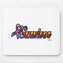 PuzzleBigHeartRibbonSurvivor mousepads
