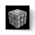 PuzzleCube Button Badge by blueangelical PuzzleCube Button Badge