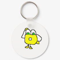 puzzled Bozo keychain