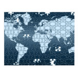 Puzzled! Postcard