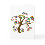 Puzzled Tree of Life Greeting Cards