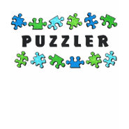 Puzzler with puzzle pieces shirt