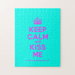 [Crown] keep calm and kiss me  Puzzles