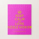 [Crown] keep calm and love rizzle kicks [Love heart]  Puzzles