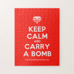 [Crown upside down] keep calm and carry a bomb  Puzzles