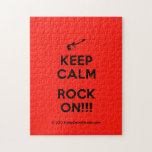 [Electric guitar] keep calm rock on!!!  Puzzles