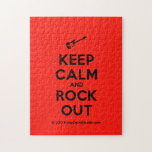 [Electric guitar] keep calm and rock out  Puzzles