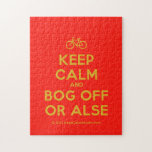 [Bicycle] keep calm and bog off or alse  Puzzles