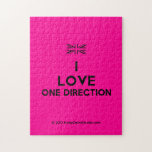 [UK Flag] i love one direction  Puzzles