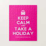 [Campervan] keep calm and take a holiday  Puzzles