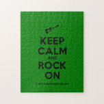 [Electric guitar] keep calm and rock on  Puzzles