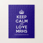 [Crown] keep calm and love mrhs  Puzzles