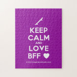 [Skateboard] keep calm and love bff [Love heart]  Puzzles