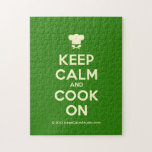 [Chef hat] keep calm and cook on  Puzzles