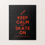 [Skateboard] keep calm and skate on  Puzzles