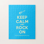 [Electric guitar] keep calm and rock on  Puzzles