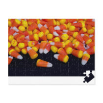 Puzzling Candy Corn Postcard by estjohn Puzzling Candy Corn Postcard
