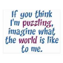 Puzzling World postcards