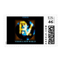 PV logo 2 postage by PaubloVision PV logo 2 postage