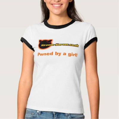 pwned girl tshirt dbr