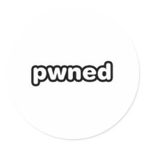 pwned - gamer gaming owned video games stickers by CasuallyHardcore pwned - gamer gaming owned video games stickers
