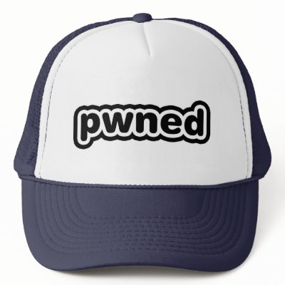 pwned trucker hats by CarbonClothing