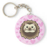 Pygmy Hedgehog Love keychains