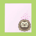 Pygmy Hedgehog Love Memo Note Pad